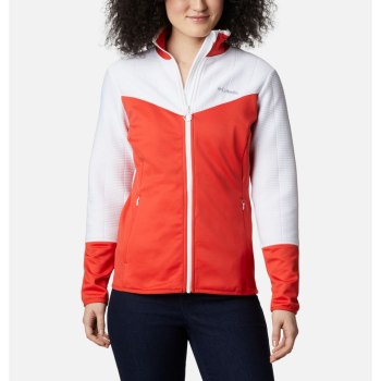 Columbia Ženske Jakne - Roffe Ridge II Full Zip Fleece Narančaste Bijele | BAYC-36890
